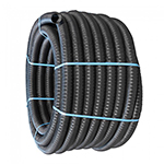 Perforated Land Drain Pipe - 60mm x 50m Coil