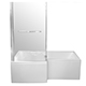 L Shape Bath 1500 x 700mm - Left Handed