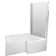 Allbits Square Shower Bath Bathroom Suite RH