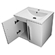 Allbits Purity 60 2 Door Wall Hung Unit and Basin