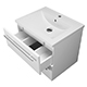 Allbits 60 Purity 2 Drawer Wall Hung Unit and Basin