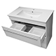 Purity 900mm 2 Drawer Vanity Unit and Basin