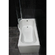 Allbits Eden P Shape Shower Bath Left Hand