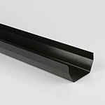 114mm Squarestyle Gutter 2m Black