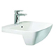 MyHome 1 Tap Hole Semi Recessed Basin - 50 x 42cm