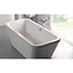 Halcyon Square White Freestanding Bath