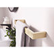 Eridge Brushed Brass Electric Heated Towel Rail 630mm