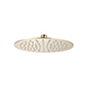Round Slim Shower Head - Brushed Brass