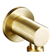 Bewl Round Wall Bracket Elbow - Brushed Brass