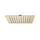 Square Slim Shower Head - Brushed Brass