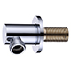 Bewl Round Wall Bracket Elbow - Chrome
