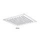 Square Slim Shower Head - Chrome