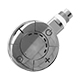 Thermostatic Heater Element 300 watts- inc Dual Fuel Adapter - Chrome
