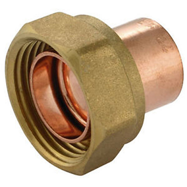 22mm x 1 Inch End Feed Straight Cylinder Union