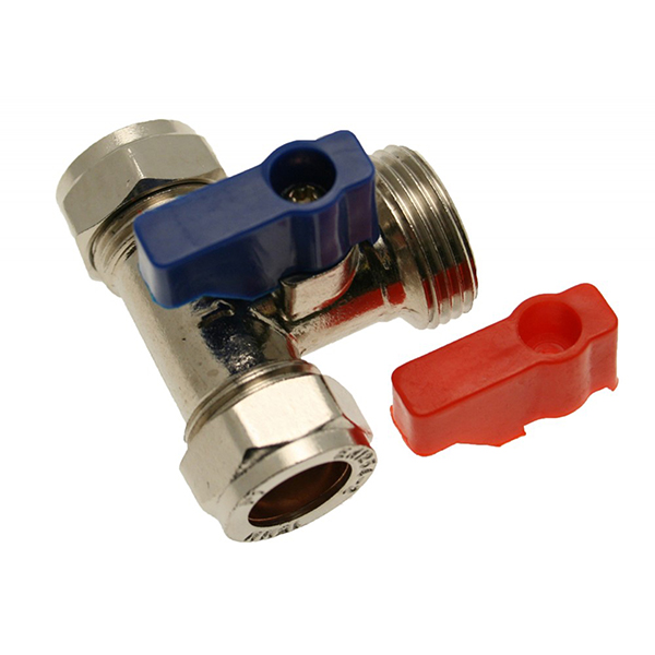 15mm x 3/4 Inch Washing Machine Valve Tee