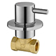 Levo Wall Mounted Hot Shut Off Valve - Brushed Nickel