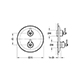 Flova Liberty Concealed Round Thermostatic Shower Valve