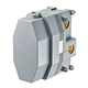 Levo Concealed Square Thermostatic Shower Valve - Matt Black