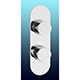 Hudson Reed Indus Twin Thermostatic Shower with Diverter