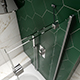 Kudos Inspire 2 Panel In-Fold 6mm Bath Screen - Right Hand - Chrome