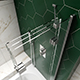 Kudos Inspire 3 Panel Bath Screen - Right Hand - Chrome