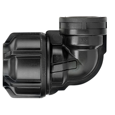 MDPE Female Elbow 20mm x 1/2 Inch