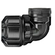 MDPE Female Elbow 20mm x 1/2 Inch