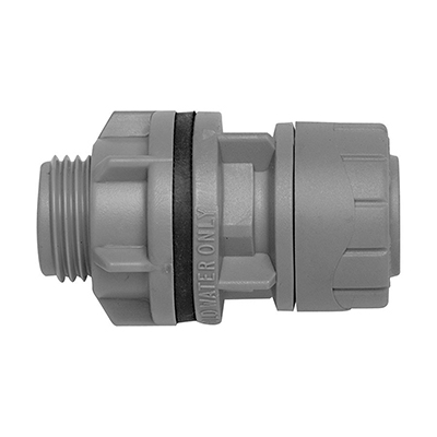 PolyPlumb 15mm x 1/2inch Tank Connector