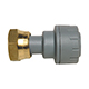 PolyPlumb 15mm x 1/2inch Straight Tap Connector. Pack of 5