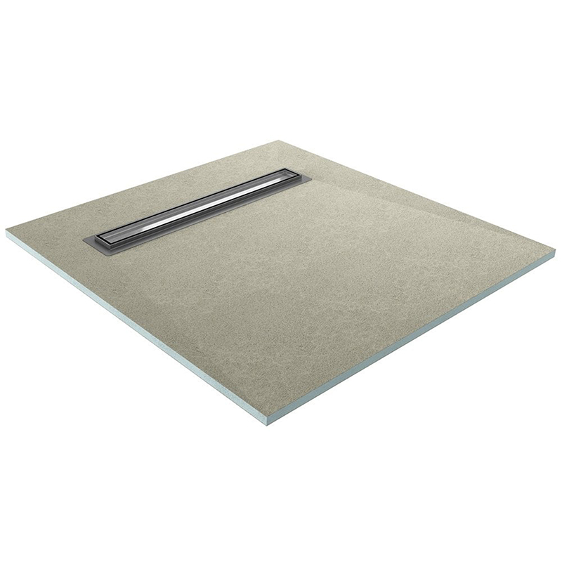 Ascent Linear Drain Wetroom Tray - 1000 x 1000mm