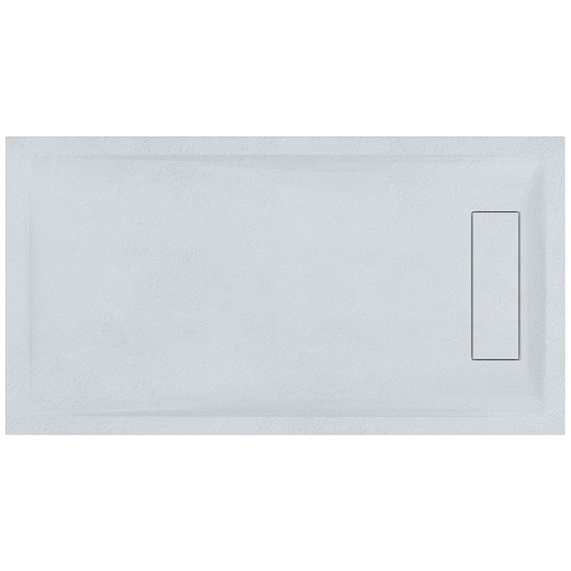 Ascent Premier White Stone 1000 x 800mm Shower Tray