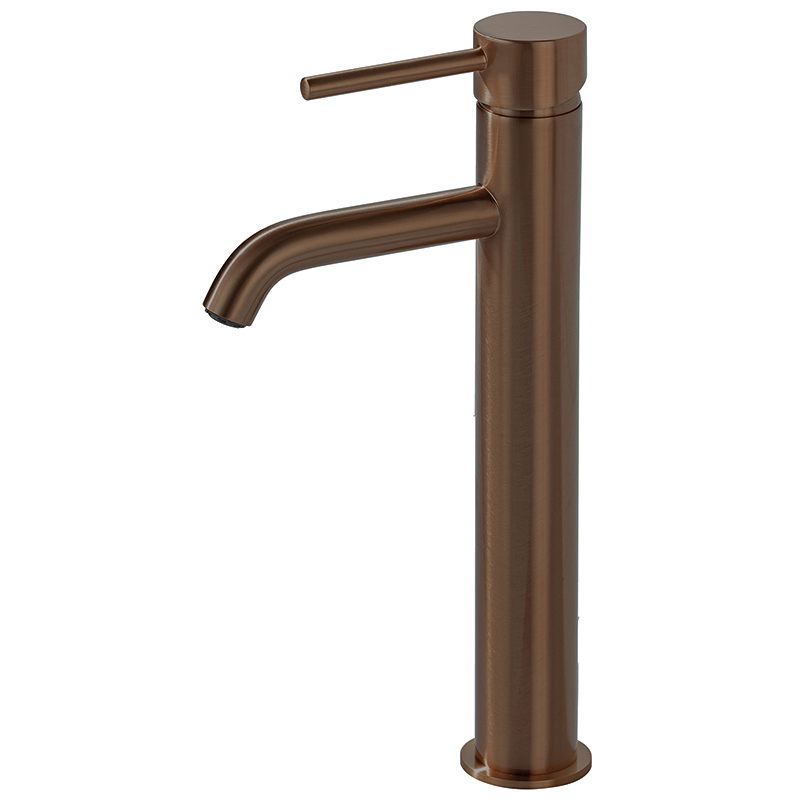 Tuscany Brushed Bronze Tall Basin Mono