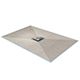 Ascent Square Drain Rectangular Wetroom Tray - 1600 x 800mm