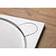 Ascent Premier 30mm Quadrant Tray - 1200 x 900mm - RH