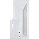 Aswan 1700 x 700mm Shower Bath, Screen & Panels - RH