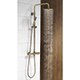 Atlanta Round Thermostatic Bar Valve & Riser Kit