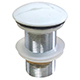 QX Click-Clack Basin Waste Un-Slotted - Marble Ceramic