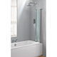 Genesis 3-Fold Bath Screen - Right Hand
