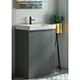 Evora 60 Base Unit & Basin - Platinum Grey