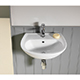 Ebony D Shaped Cloakroom Basin