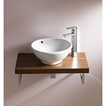 Ebony Ceramic Vessel Basin