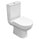 Eton Open Sided WC including Soft Close Seat