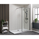 Genesis Deluxe Gunmetal Grey Frame Walk-In - 1000mm