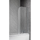 Genesis 700mm Curved Bath Screen