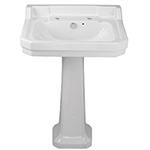 Grosvenor 500 2 Tap Hole Basin and Pedestal