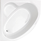 Idaho 1200 x 1200mm Corner Bath