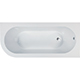 Kansas 1600 x 900mm Offset Double Ended Bath - RH