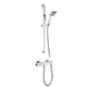 Nevada Square Thermostatic Bar Valve & Riser Kit