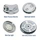 Kansas 1700 x 725mm Offset Bath - LH - Whirlpool Option 3