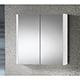 Oregon 60 2-Door Mirror Cabinet - Gloss White